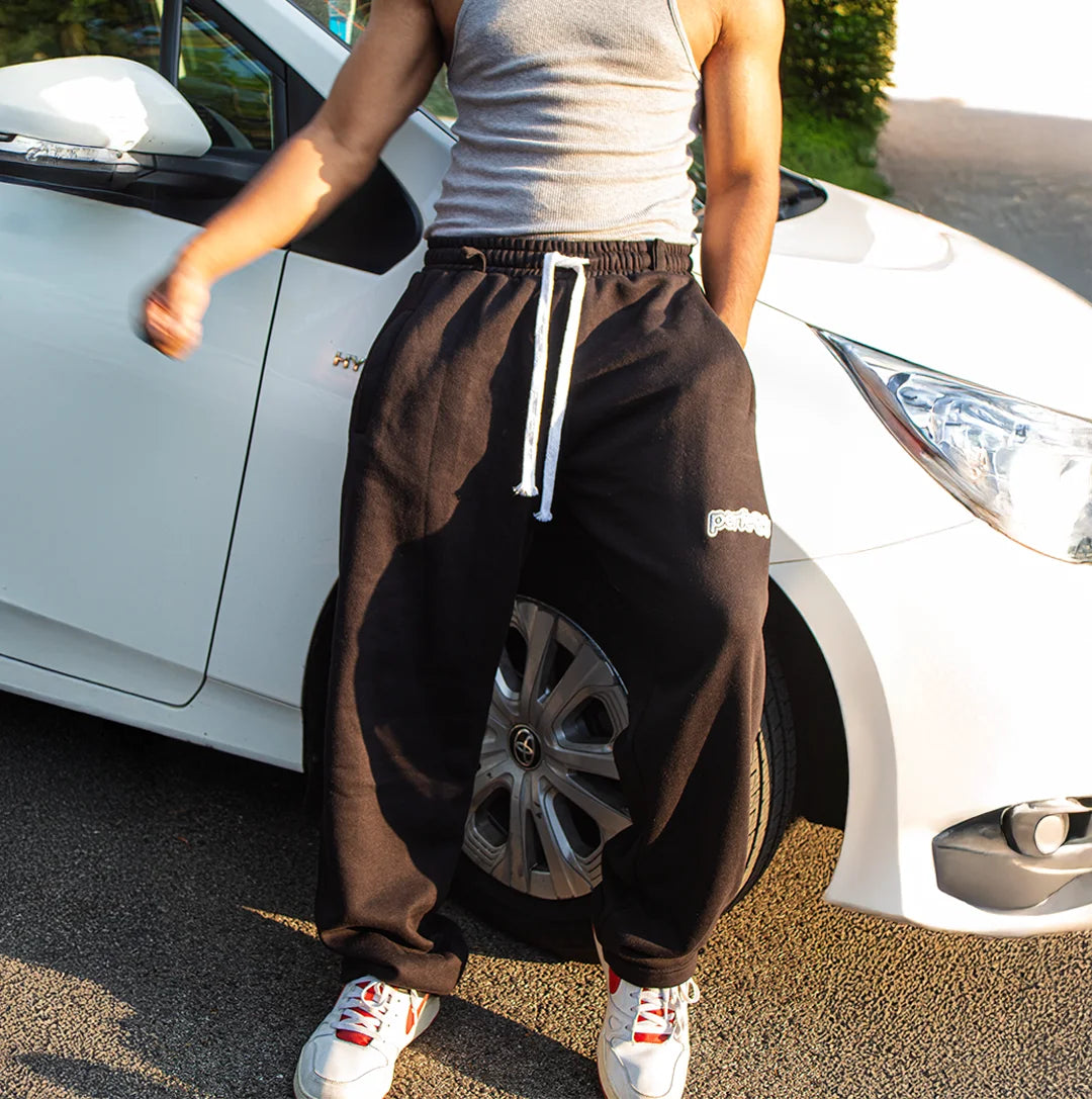 Baggy Sweatpants – Black