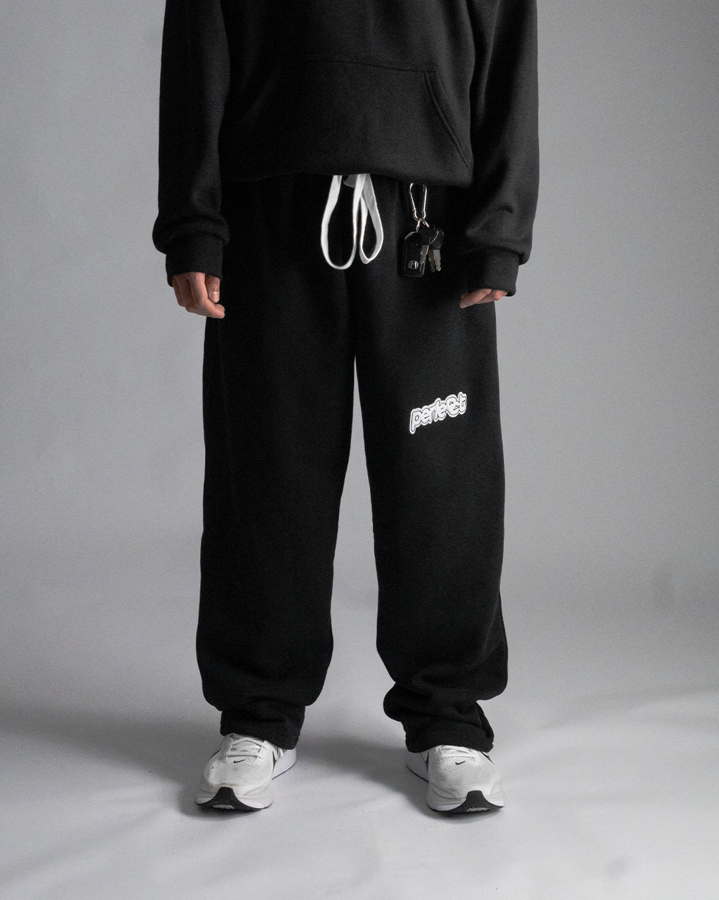 Baggy Sweatpants – Black