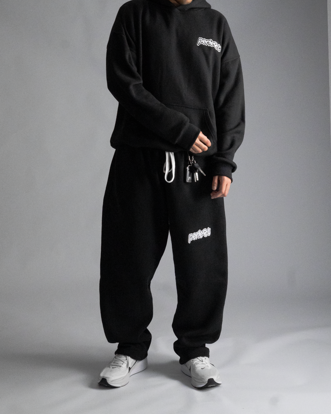 Baggy Sweatpants – Black